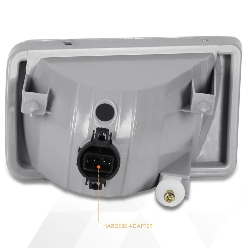 Factory Style Headlight Set for Ford Ranger (2019–2023) Chrome Housing Amber Corner