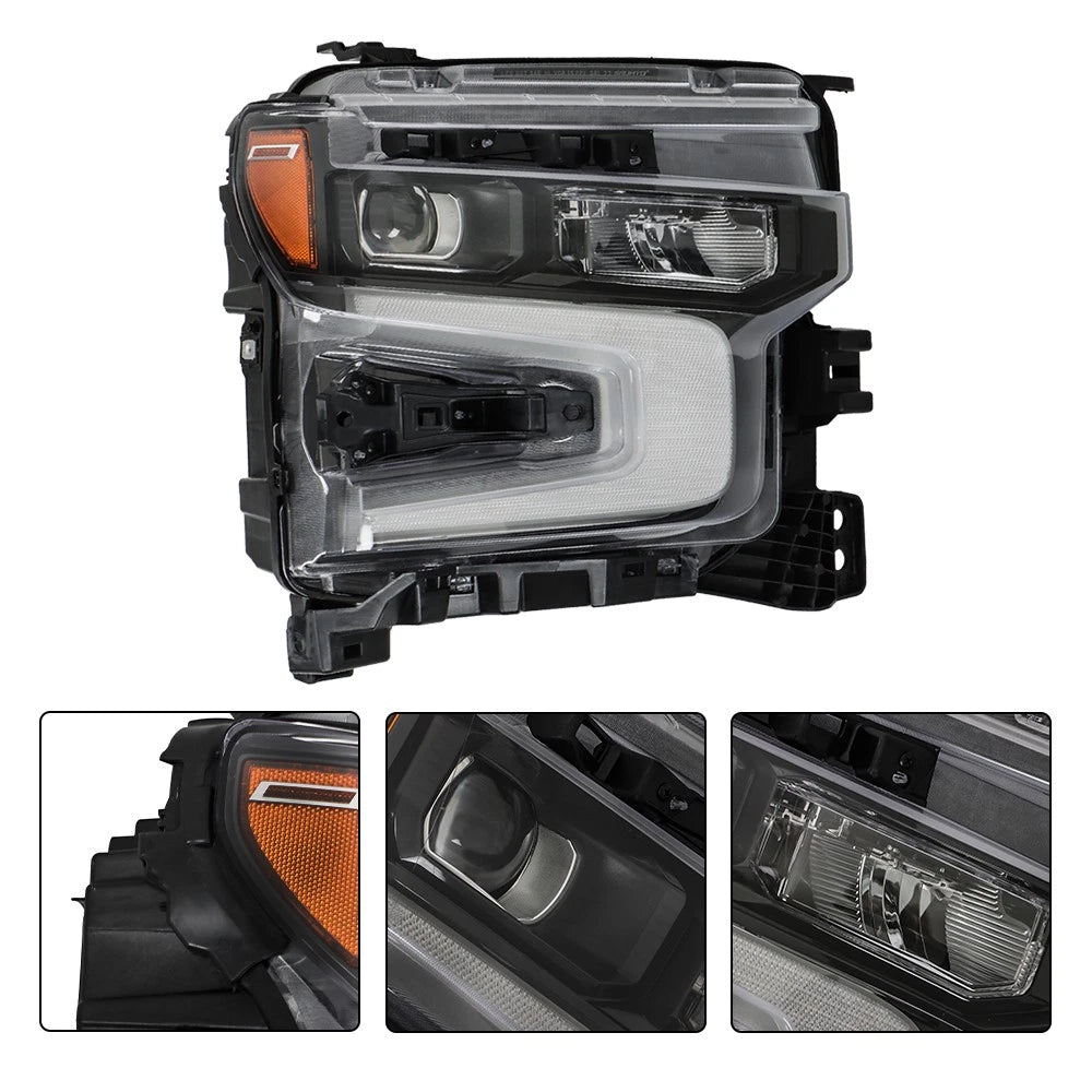 Headlight Assembly Right Side LED for Chevy Silverado 1500 ZR2 (2022–2024)
