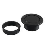 Umbrella Hole Ring Plug Cap Set for Outdoor Table Cover Black