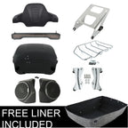 Tail Light Speakers for Harley Street Road Glide (2014–2026) - Matt Black
