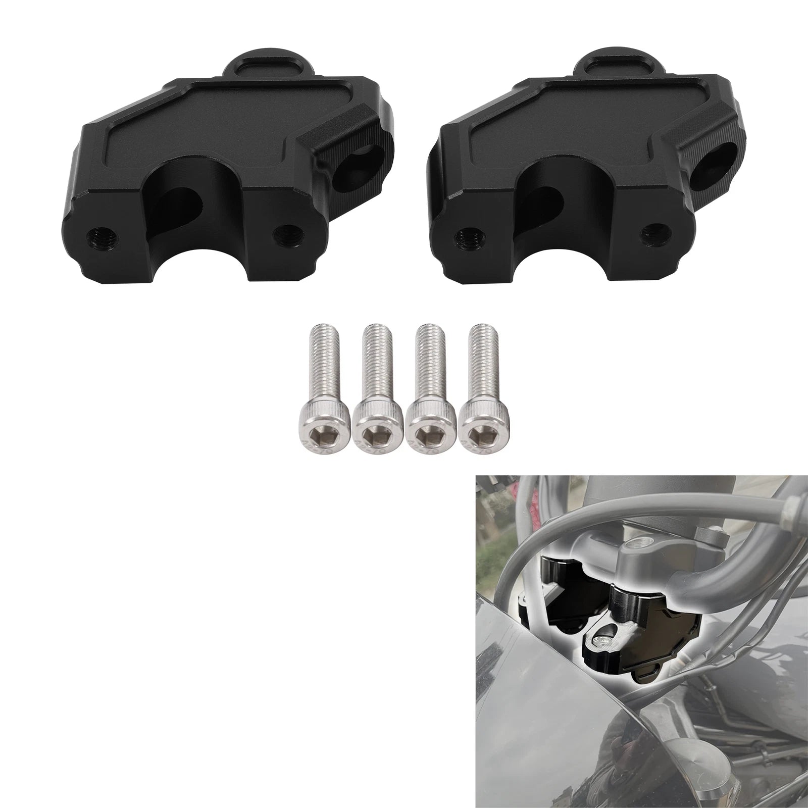 Handlebar Heightening Risers Clamp for Harley Nightster 975 (2022–2023)