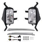 Fog Lights with Chrome Trim & Bulbs for Chevy Suburban/Tahoe (2015–2020)