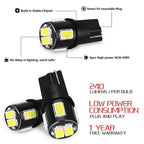 10PCS T10 LED Interior Light Bulbs for Universal Vehicles (YYYY–YYYY)