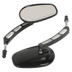Rear View Mirrors for Harley Softail Slim Dyna FXDF Fat Boy (8mm Thread)
