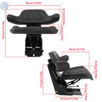 Black Suspension Seat for Ford/New Holland 3000 3600 3610 3900 5100