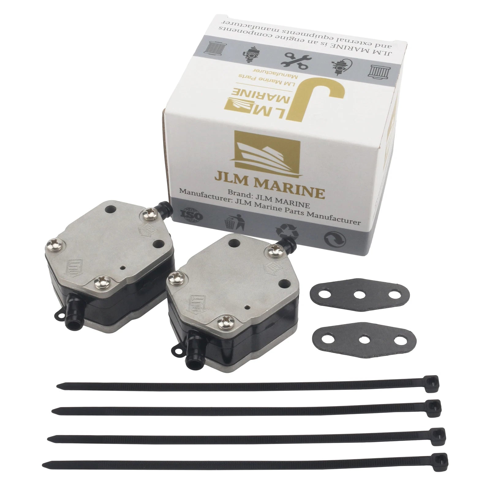 2X Outboard Fuel Pump & Gaskets Kit for Yamaha Marine (6E5-24410)