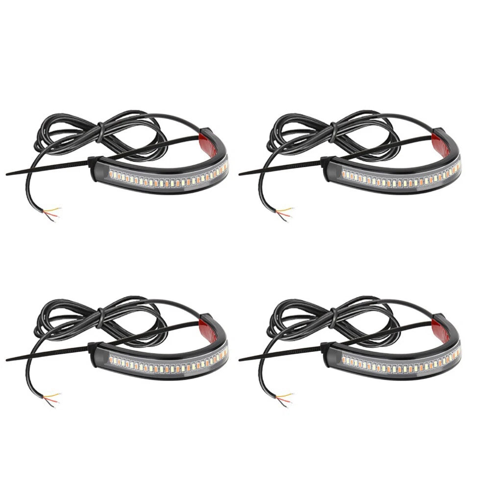 4x DRL LED Strip Lights for Kawasaki Vulcan 1500 1600 1700 2000 500 800 900 Z650