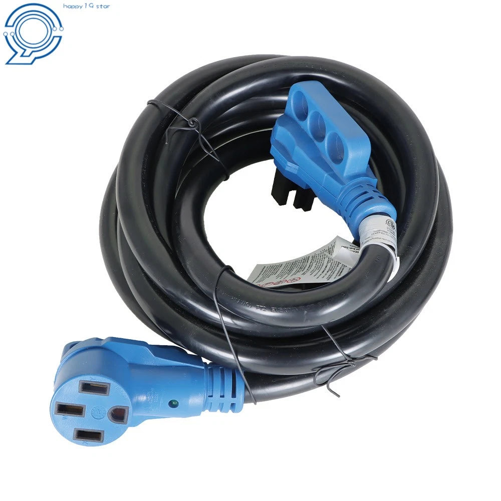 15 Foot 50Amp Weatherproof Power Cord for RV Motorhome Camper