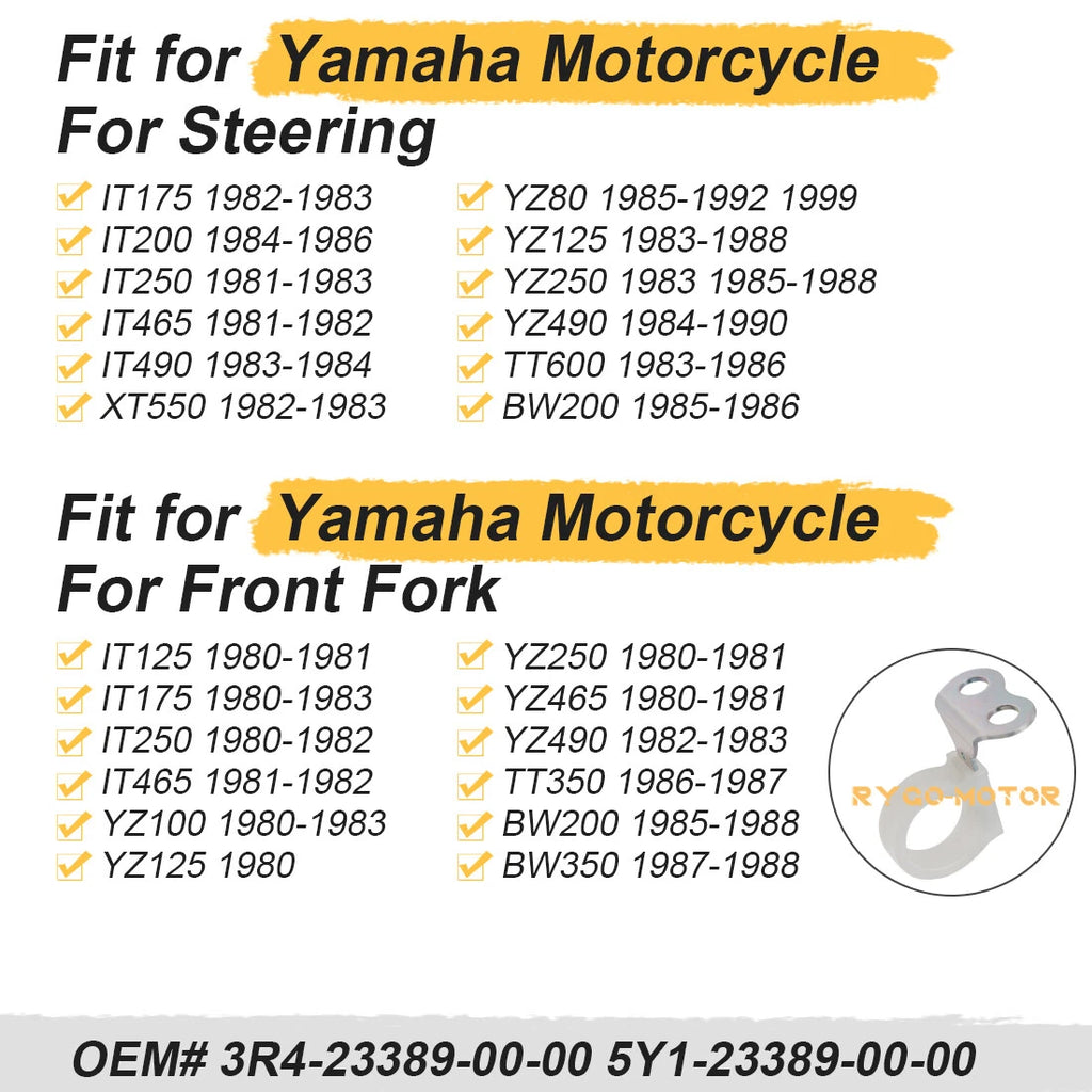 Front Brake Cable Guide for Yamaha IT125 IT175 IT250 IT465 TT350 BW200 BW350 (1976–1985)