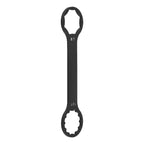 Fork Wrench for Bike (1 Pcs) 152mm x 38mm x 3mm Aluminum Alloy Black