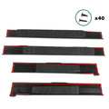 Set of 4 Rocker Panel Protector Guards for Ford F150 Crew Cab