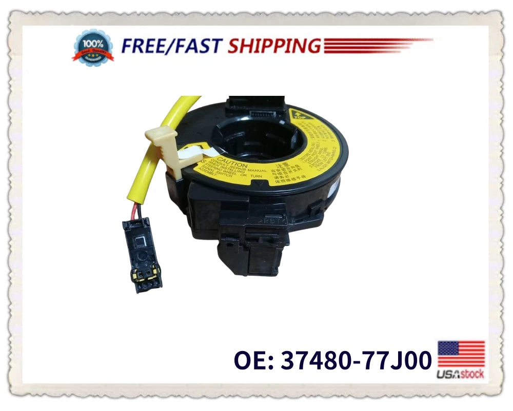 Clock Spring 37480-77J00 for Suzuki Swift SX4 Alto (2008–2017)