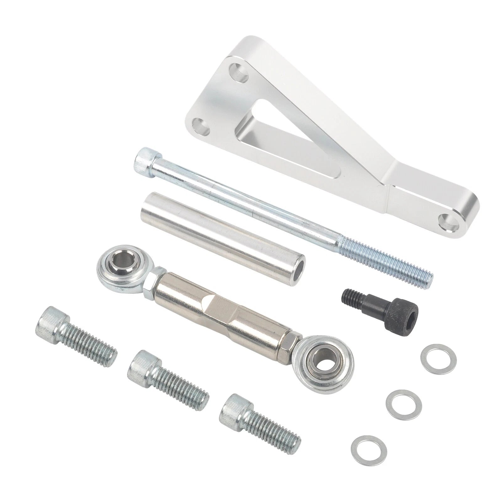 Aluminum Alternator 120 Amp & LWP Bracket Kit for Chevy SBC 350 (1/3 Wire)