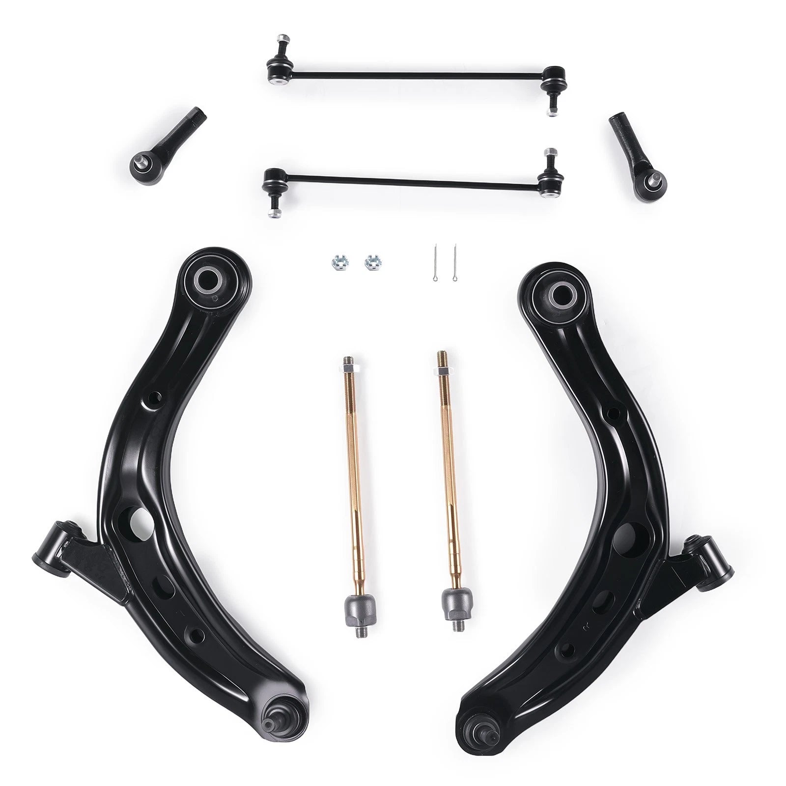 8PC Front Lower Control Arm Ball Joint Sway Bar Link for Mazda MPV (2001–2006)