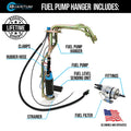 QFS 340LPH Fuel Pump Hanger + Sender + Filter for Chevrolet LS Swap (1988–1995)