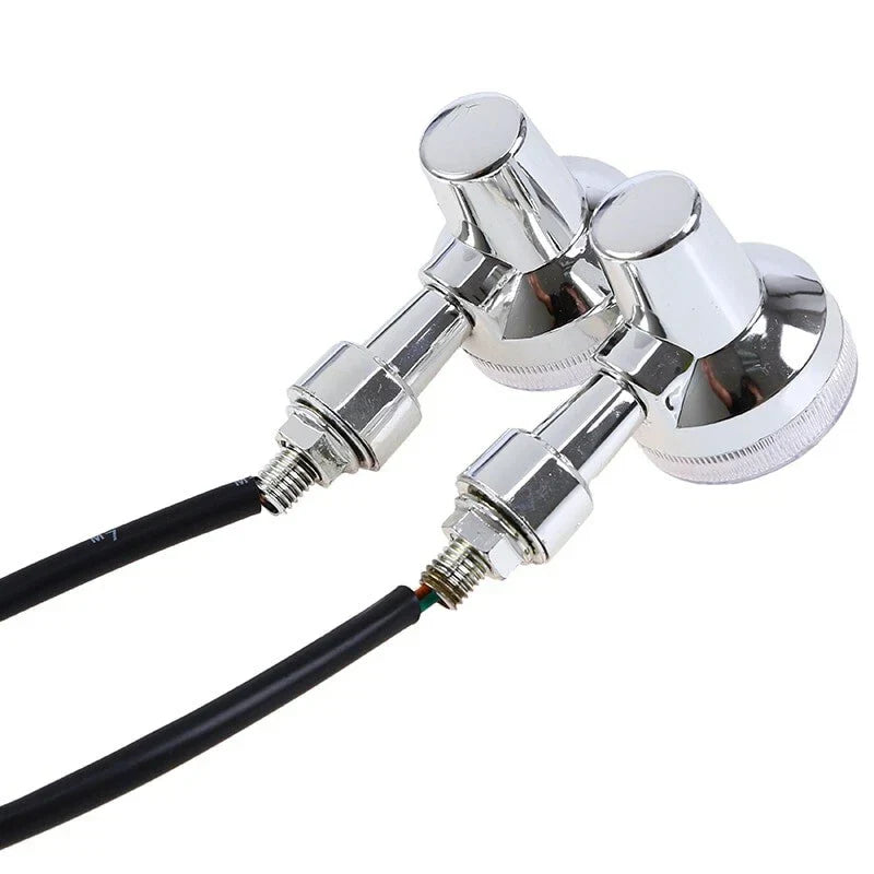 Amber Motorcycle Turn Signal Blinker Light Bulbs for Classic Bikes (12V)