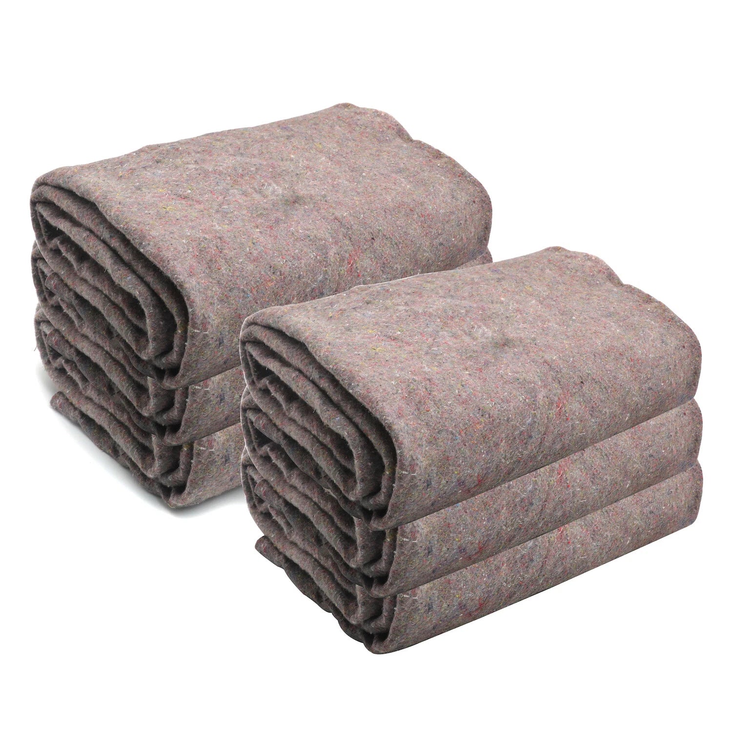 6pc Heavy Duty Textile Moving Blanket 80" x 72" Furniture Packing Pad