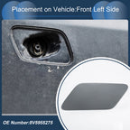 Front Left Washer Nozzle Cover Cap for Audi A3 8V (2013–2016) Gray