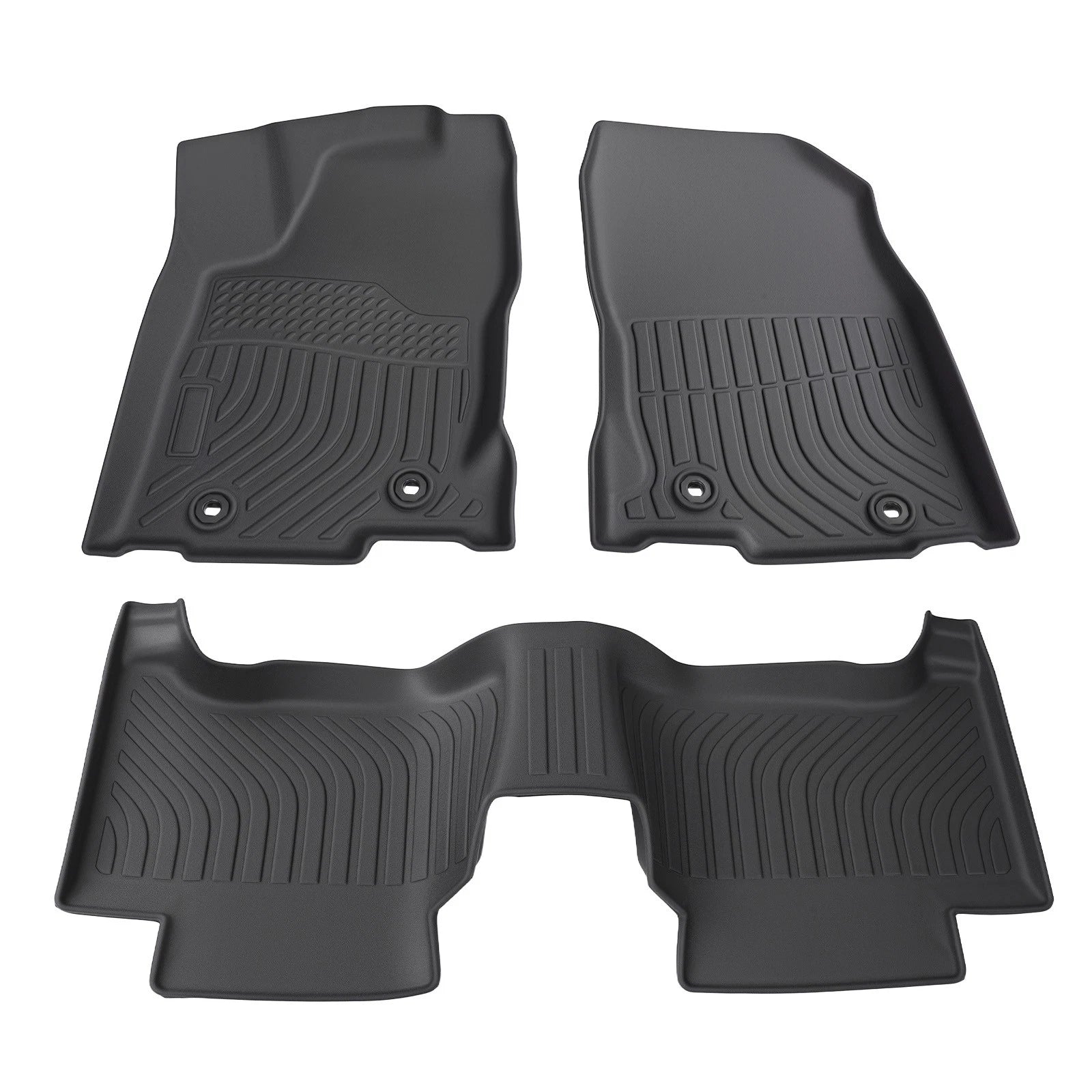 Set of 4 Black Custom Waterproof Floor Mats for Lexus NX300/NX300h/NX200t (2015–2021)