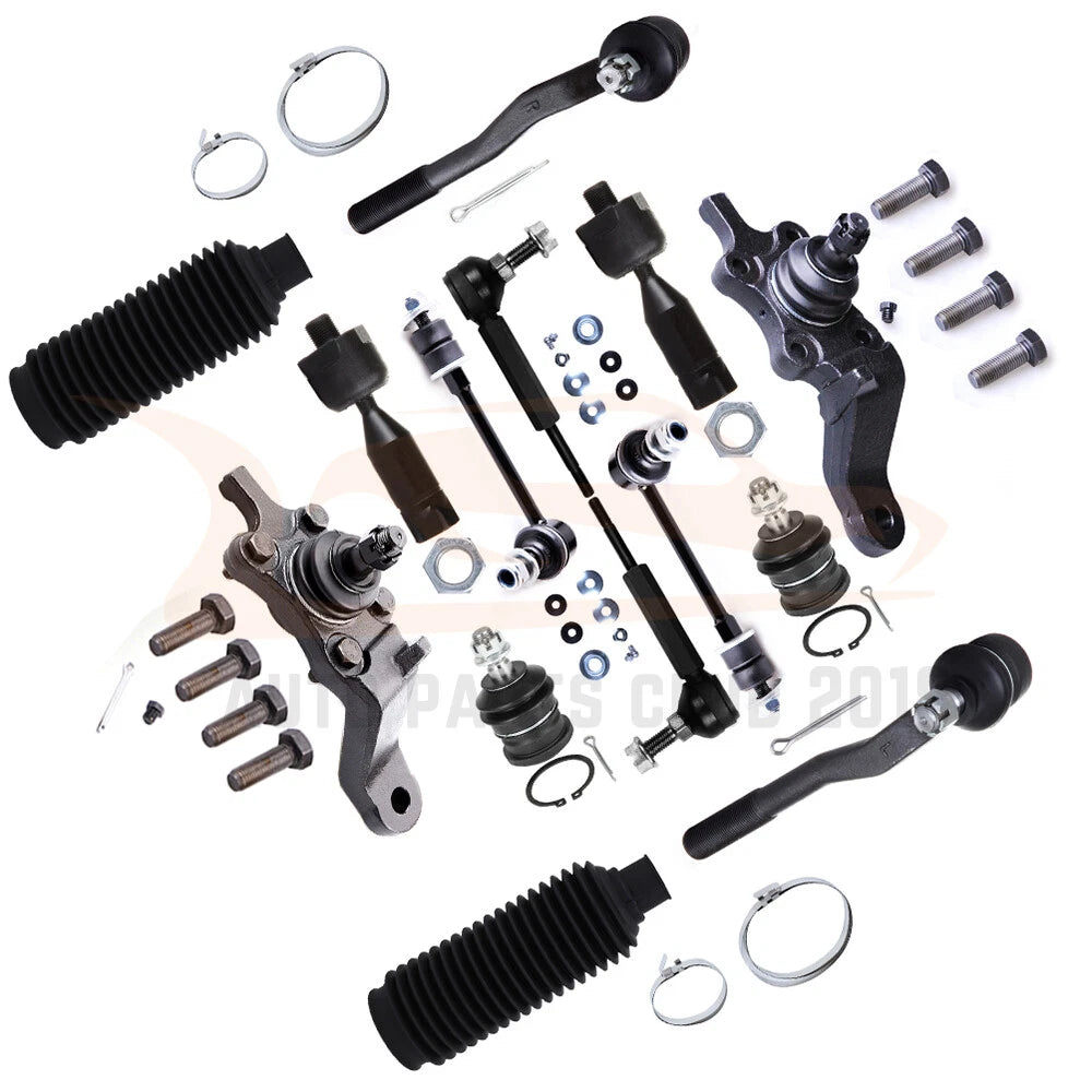 14Pcs Ball Joints Sway Bar Tie Rod Ends for Toyota 4Runner (1996–2002)