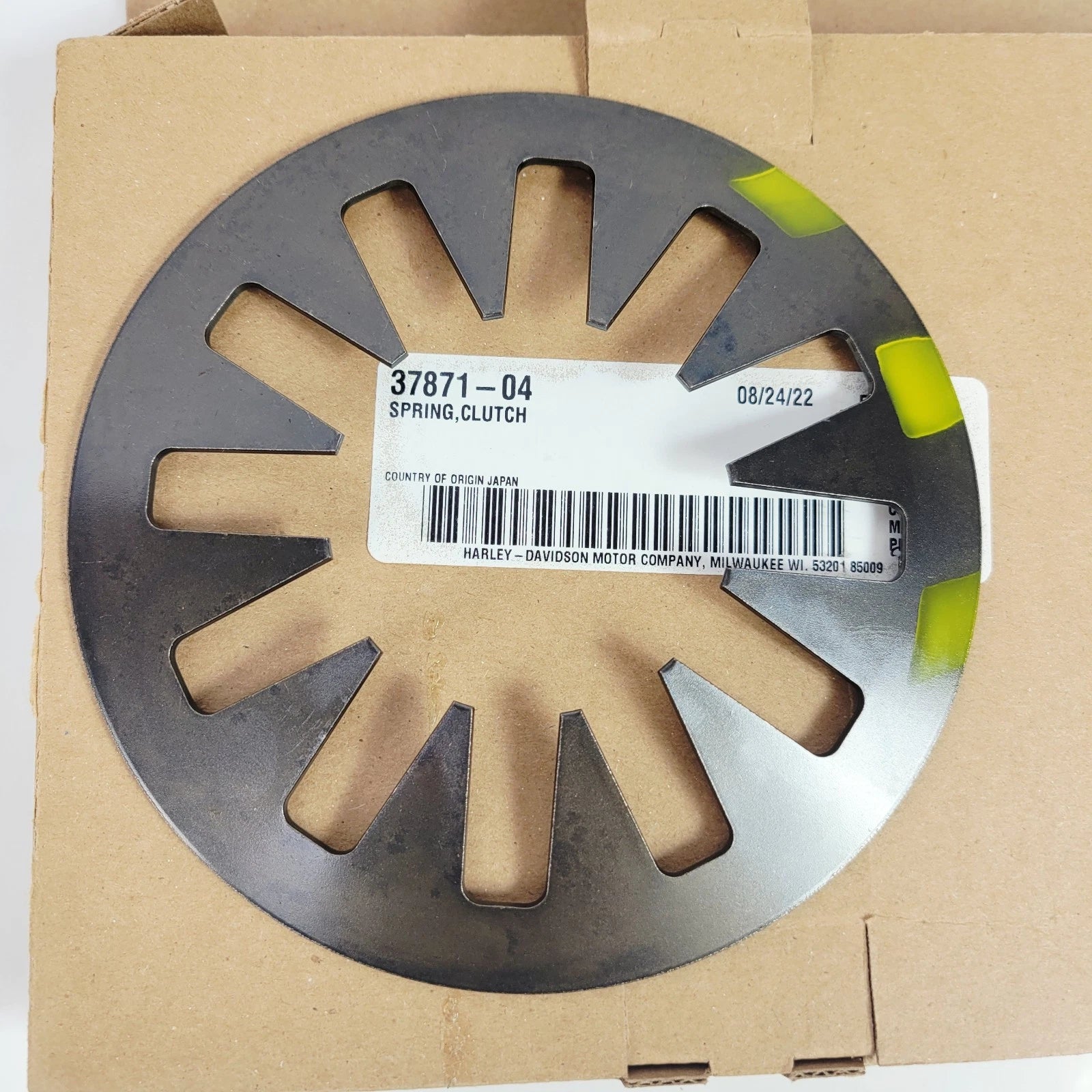 Clutch Spring Plate for Harley Davidson Twin Cam Touring Dyna Softail (2004–2023) 37871-04
