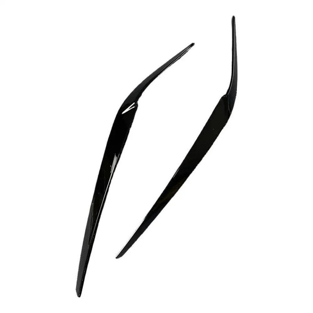 Gloss Black Headlight Eyelid Trim for BMW 5 Series G30 2017-2023