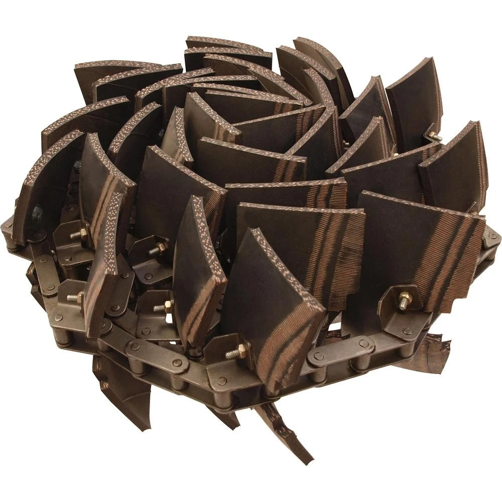 Clean Grain Elevator Chain for AM71149578 (Rubber Paddles)