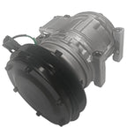A/C Compressor with Single Groove & Clutch for John Deere Excavator