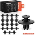 20Pcs 7mm Quarter Panel Wheel Opening Molding Screw Clips for Toyota (-)