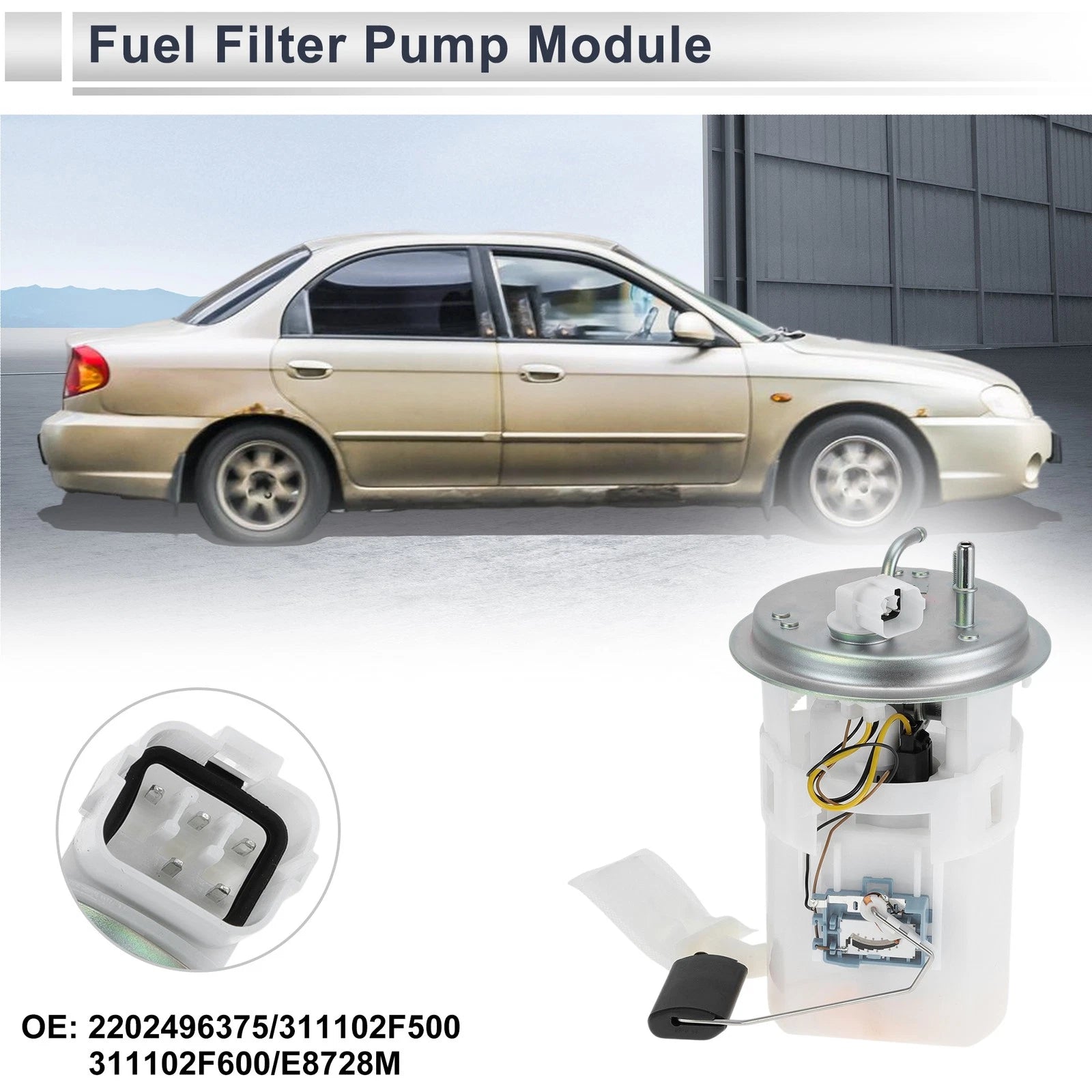 Fuel Pump Assembly for Kia Spectra, Spectra5 (2004–2006) l4 2.0L Gas