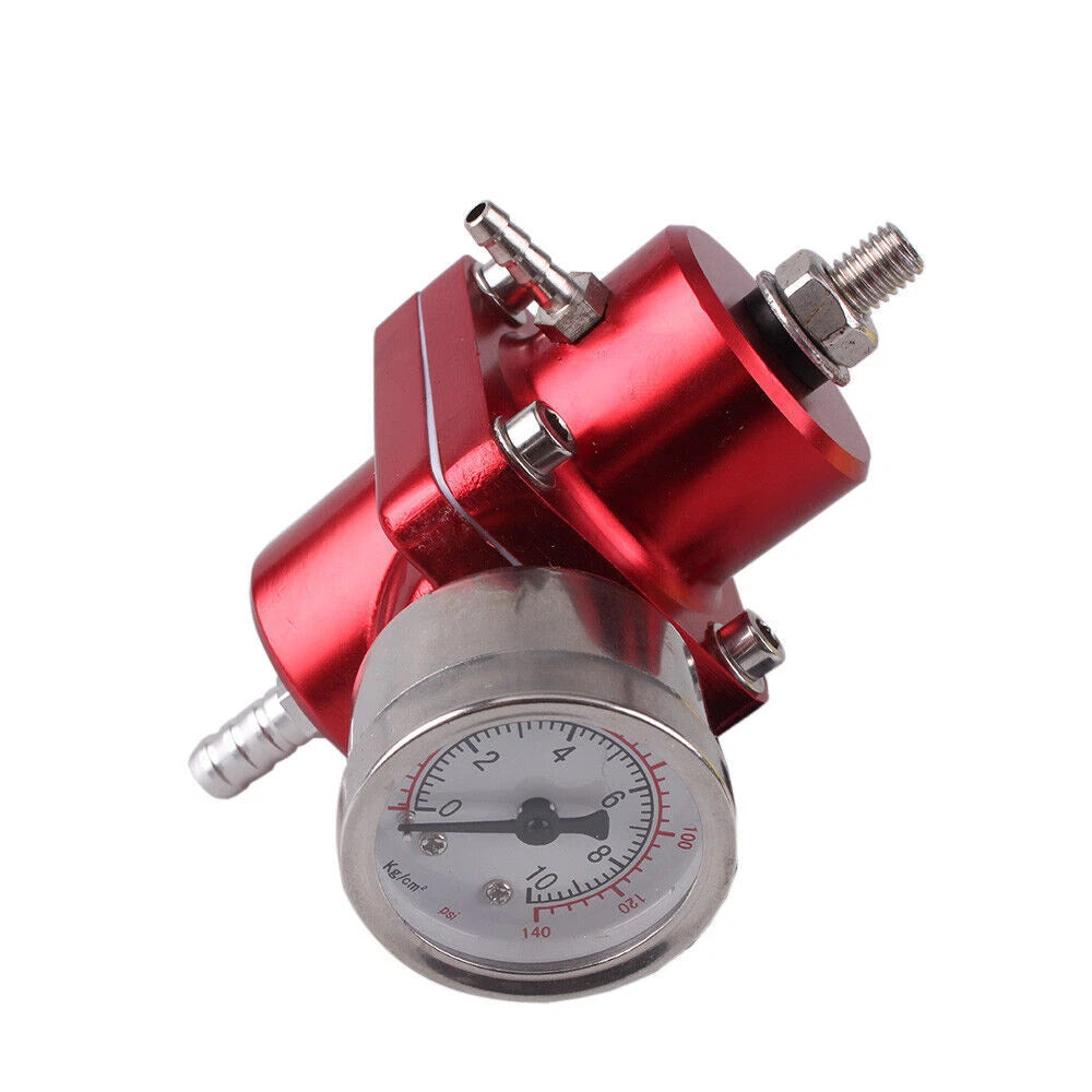 Adjustable Fuel Pressure Regulator for Red Aluminum (1-140 PSI)