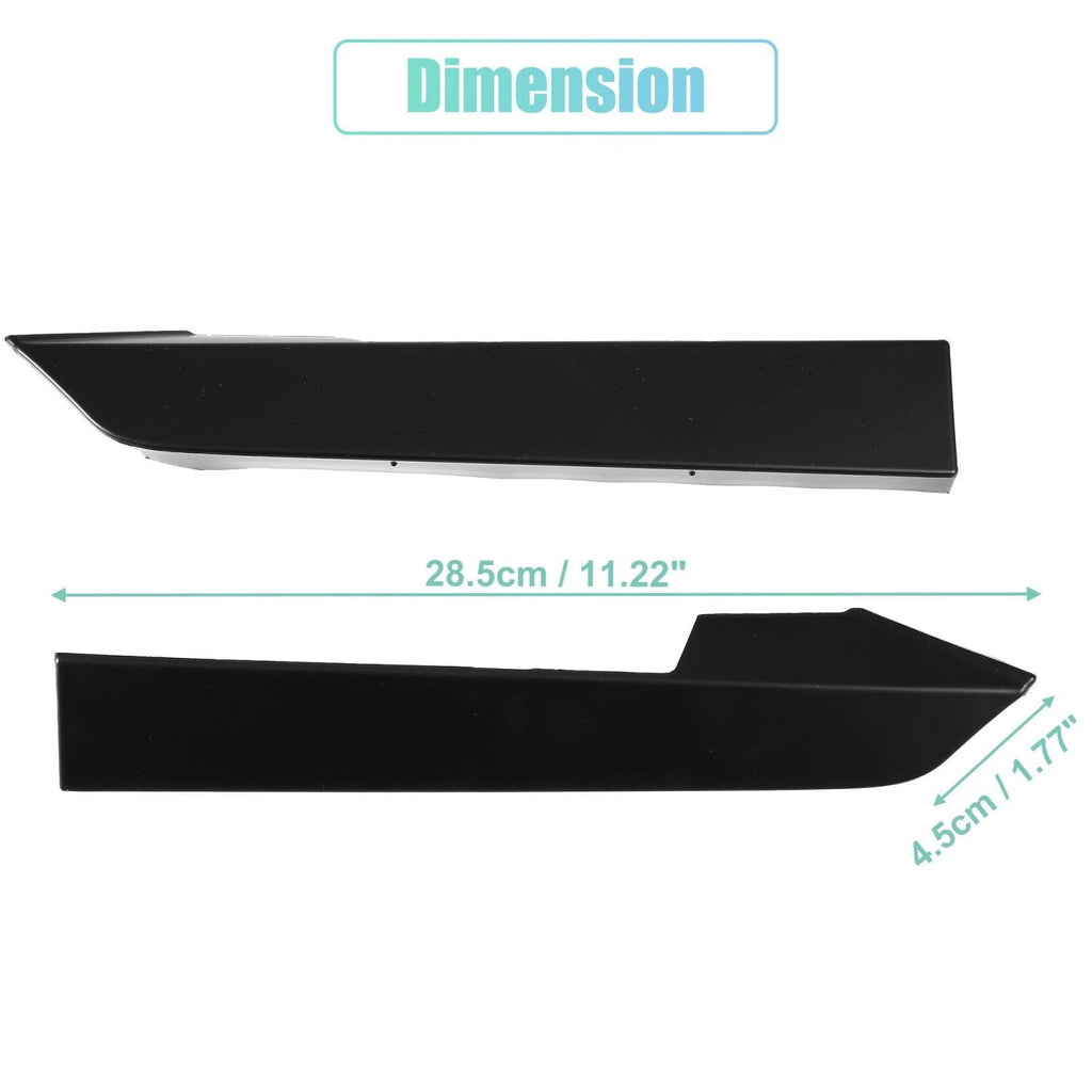Set of 2 Front Headlight Bumper Grille Filler Trim Panels for Toyota Tacoma (2012–2015)