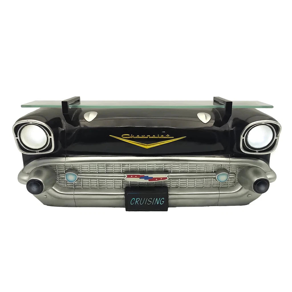 Polyresin Front Wall Shelf with LED Headlights for Chevrolet Bel Air (1957)