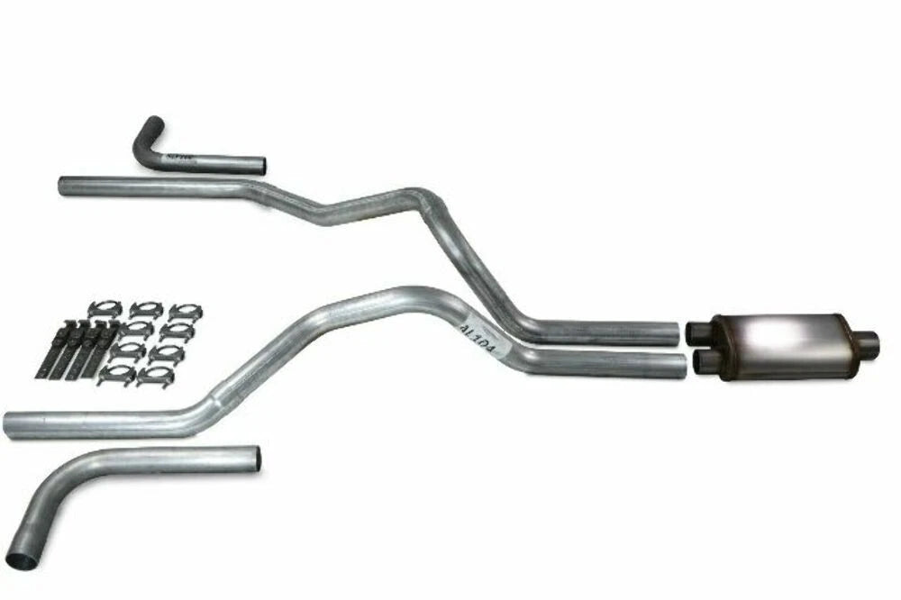 Dual Exhaust Kit for Chevy GMC 1500 Truck (2019–2025) 2.5" Stainless Side Exit