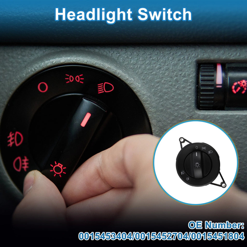 Headlight Switch for Mercedes-Benz Axor (2001–2014) No. 0015453404