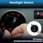 Headlight Switch for Mercedes-Benz Axor (2001–2014) No. 0015453404