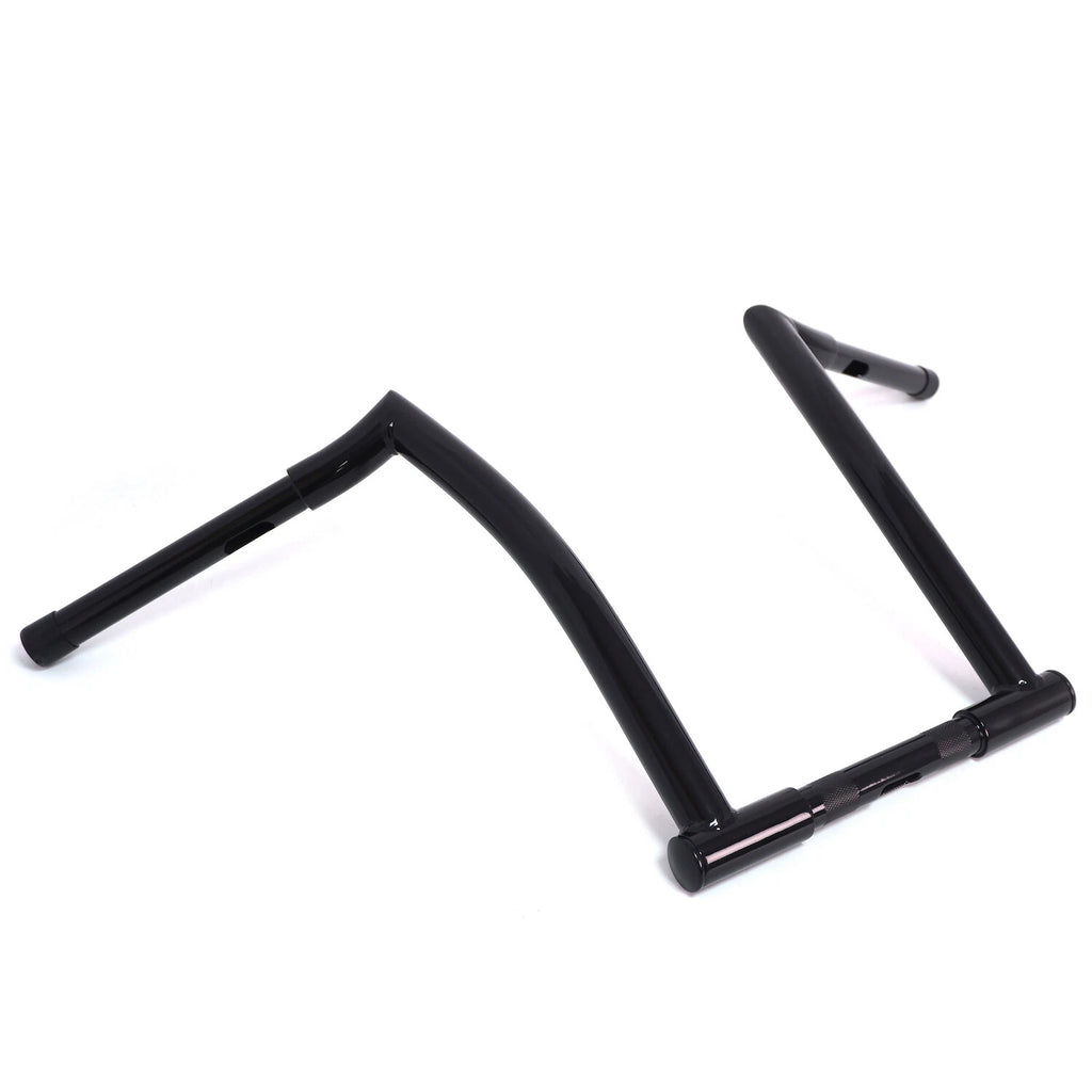 16" Black Fat Chizeled Handlebar for Harley Softail (2018–Present), Road King (1995–Present)