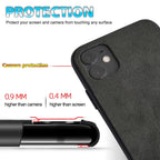 Antiskid Alcantara Leather Suede iPhone 12 Mini Case (2020-2020)