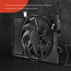 Cooling Fan Assembly with Shroud for Kia Soul (2020–2021)