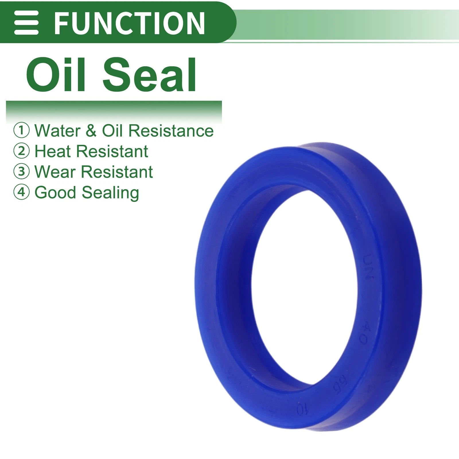Set of 5 Oil Seal Rotary Shaft Seal 40x55x10mm TPU High Pressure