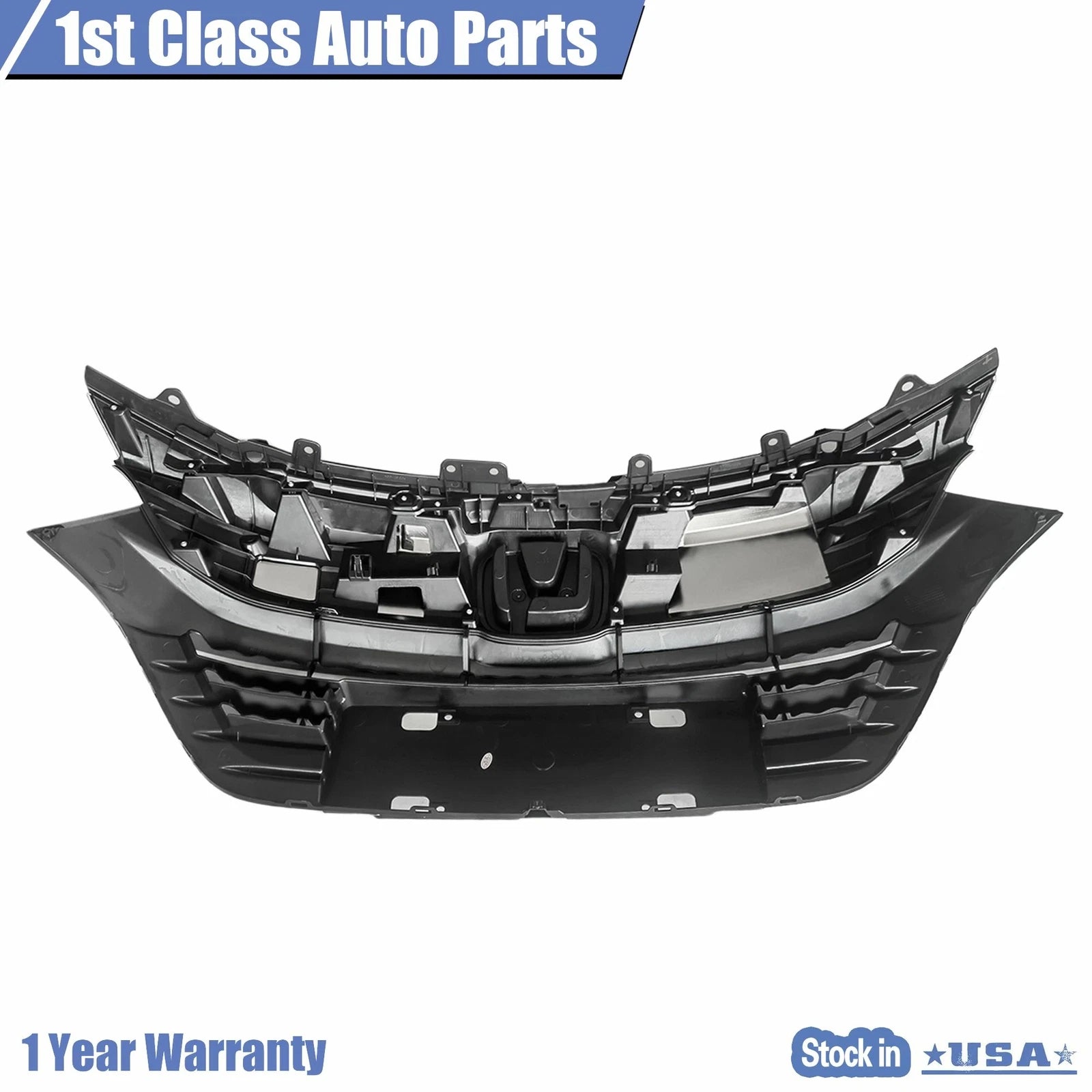 Chrome Mesh Hood Bumper Grille for Honda HR-V (2019-2020)