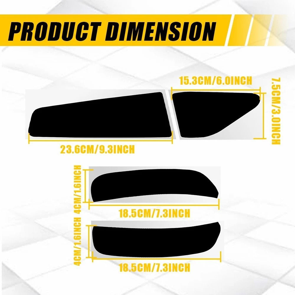 Tail Light Side Decal Marker Overlay for Charger (2015–2023) - Smoke Vinyl