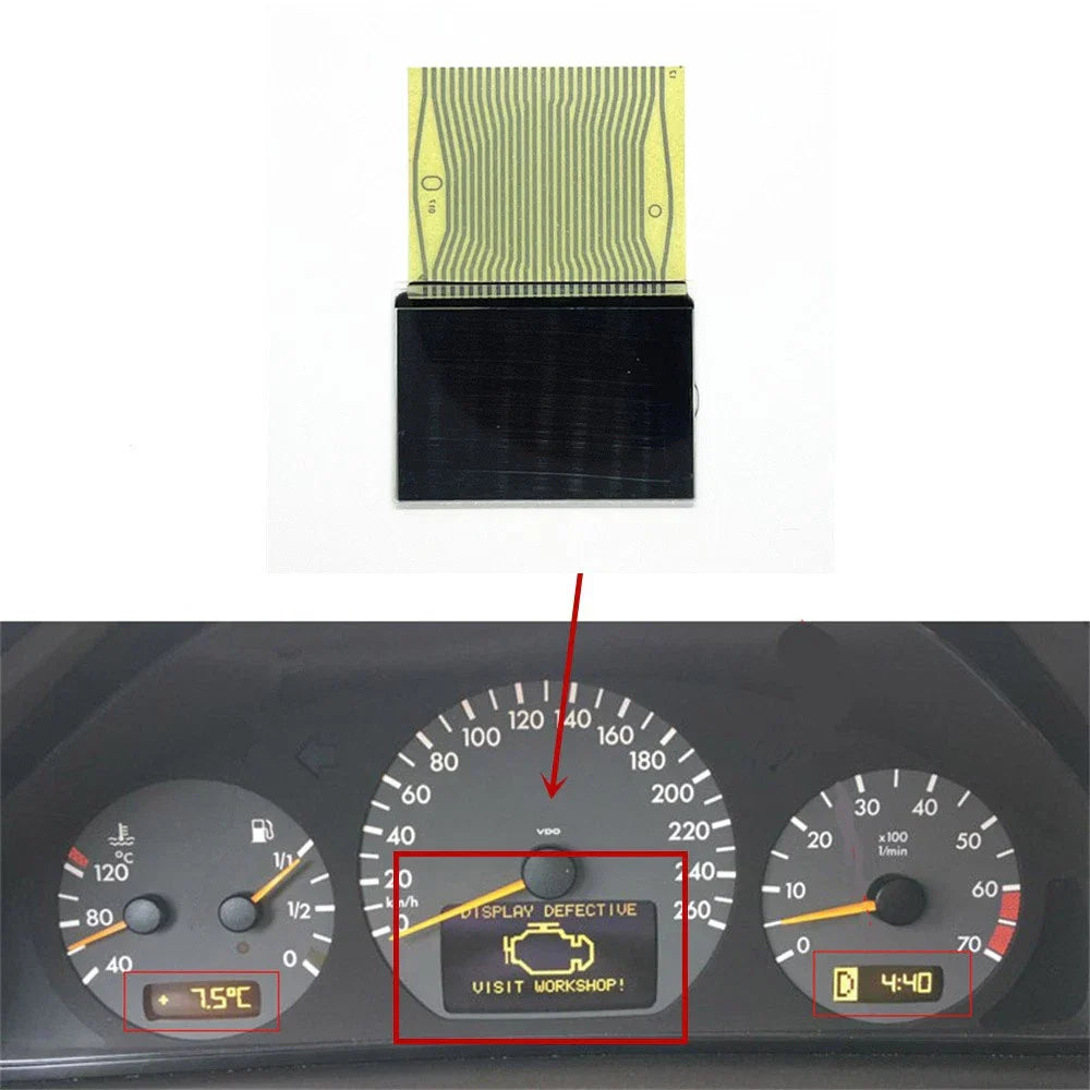 LCD Display Screen for Benz W202 W210 W208 R170 (1996-2002)