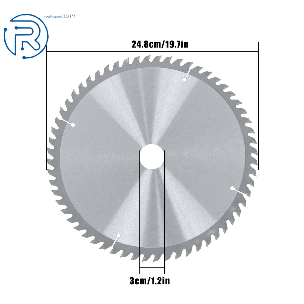 60 Tooth Carbide Saw Blade for Wood with Nails (10 Inch, 30mm Arbor)