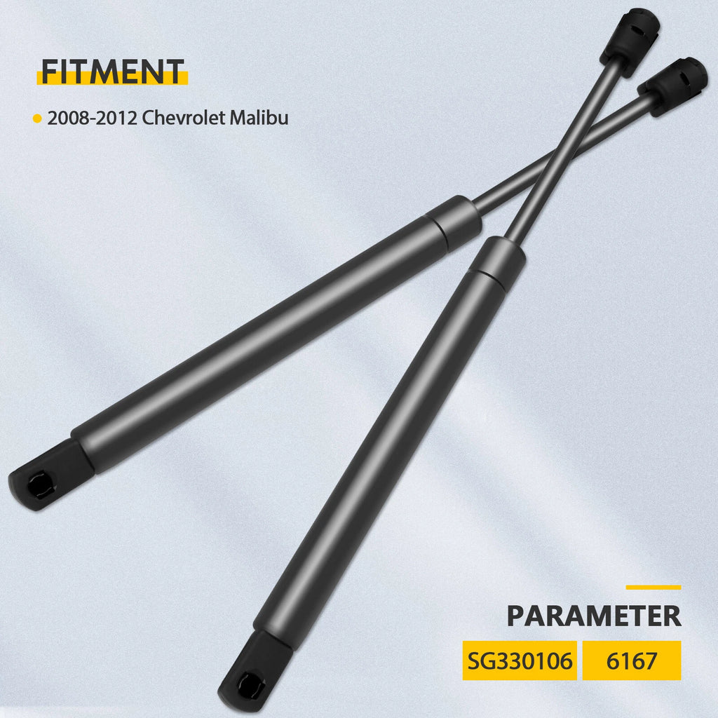 2X Rear Trunk Lift Supports for Chevrolet Malibu (2008–2012)
