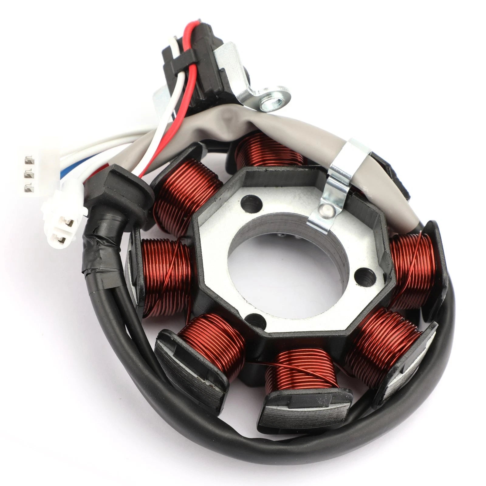 8-Pole Magneto Generator Stator for Yamaha XT 125 R/X (2007–2008)