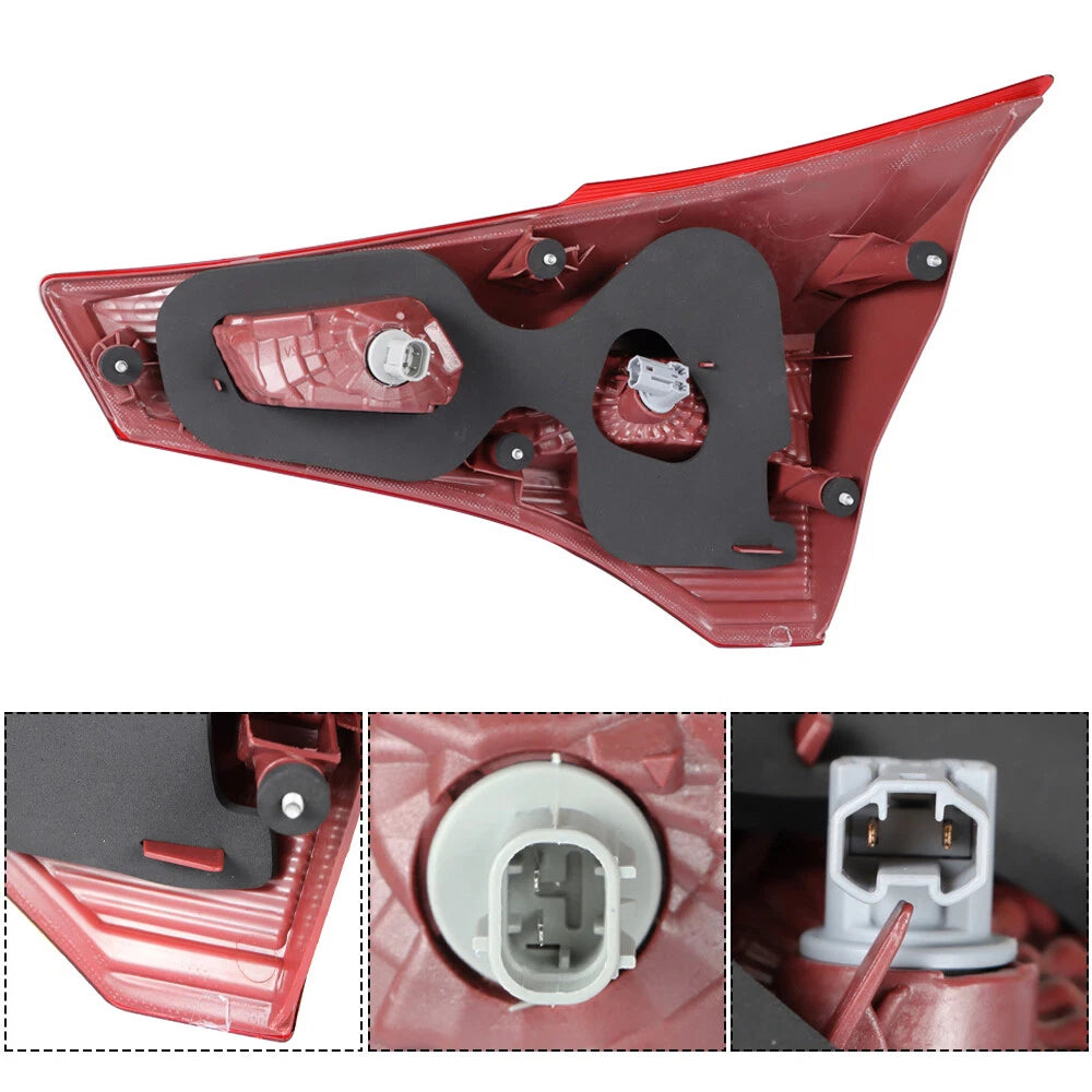 Left Driver Rear Halogen Tail Light Assembly for Toyota RAV4 (2013-2015)
