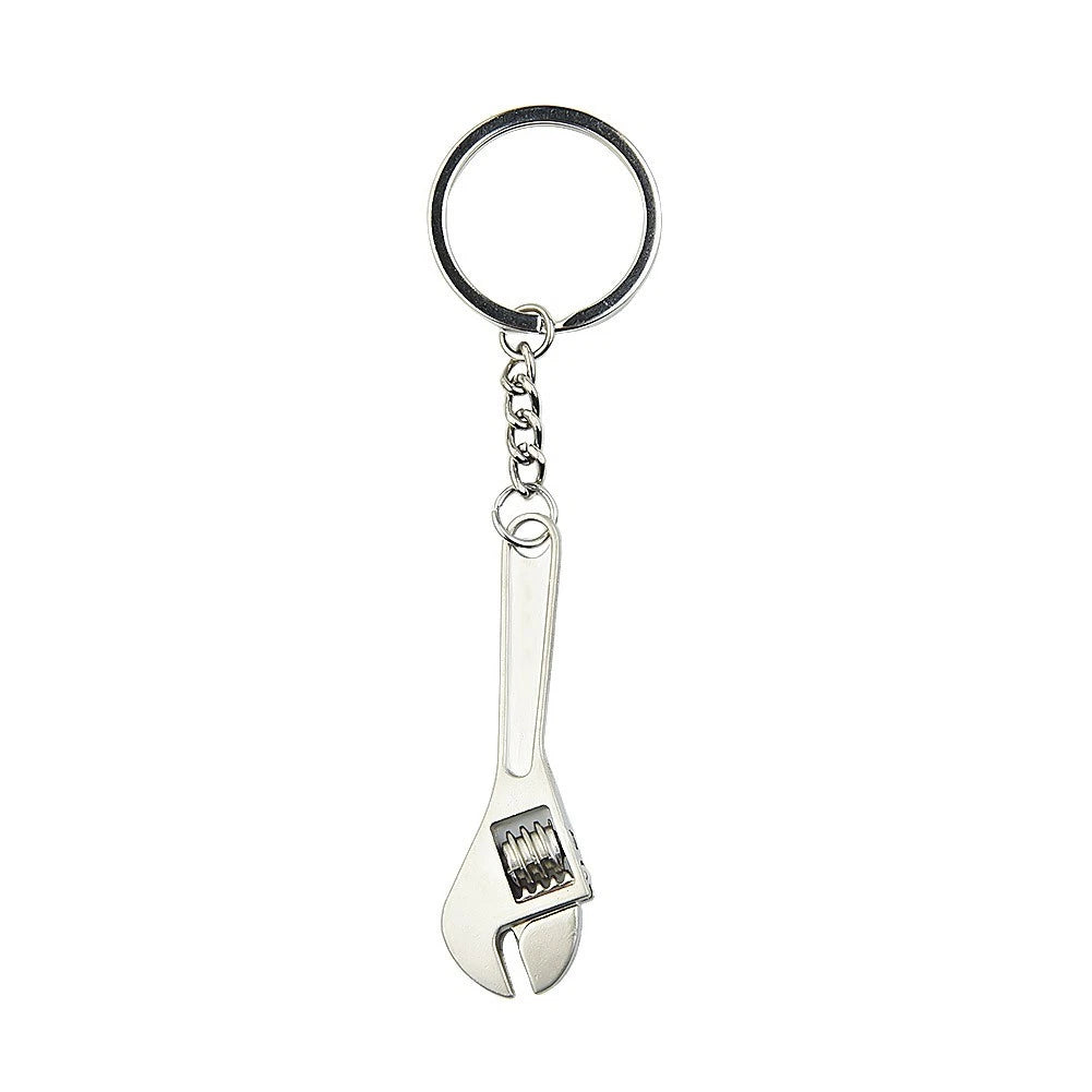 Metal Wrench Spanner Key Chain for Universal Use (11.7cm)