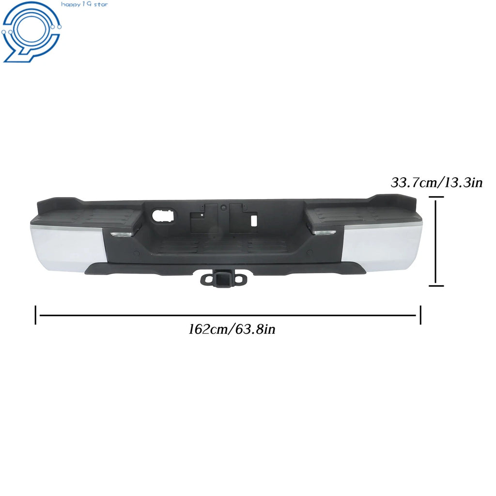 Chrome Rear Bumper Assembly for Toyota Tundra (2022-2024)