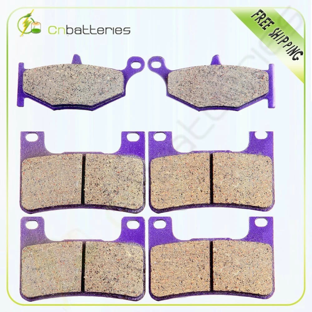 Front and Rear Brake Pads for Suzuki GSX1300R Hayabusa (2008–2009) Carbon Fiber